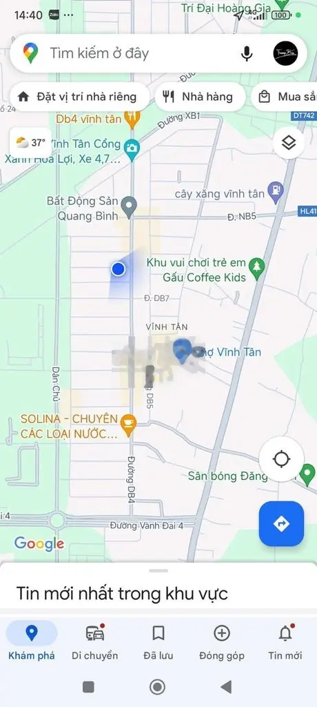 Cần bán lô đất đẹp mặt tiền khu dân cư IJC Vĩnh Tân - Tân Uyên