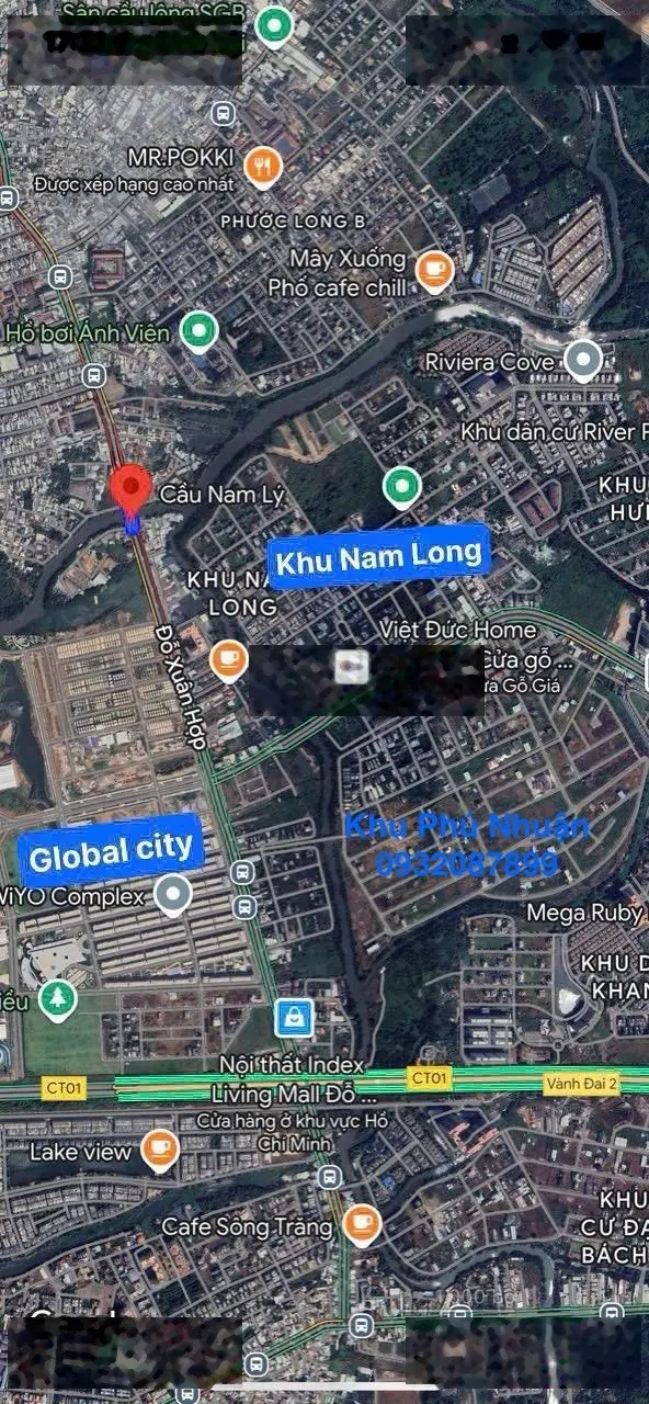 Bán đất nền MT D3 KDC Nam Long, vị trí đắc địa nằm trên trục Liên phường và Đỗ Xuân Hợp