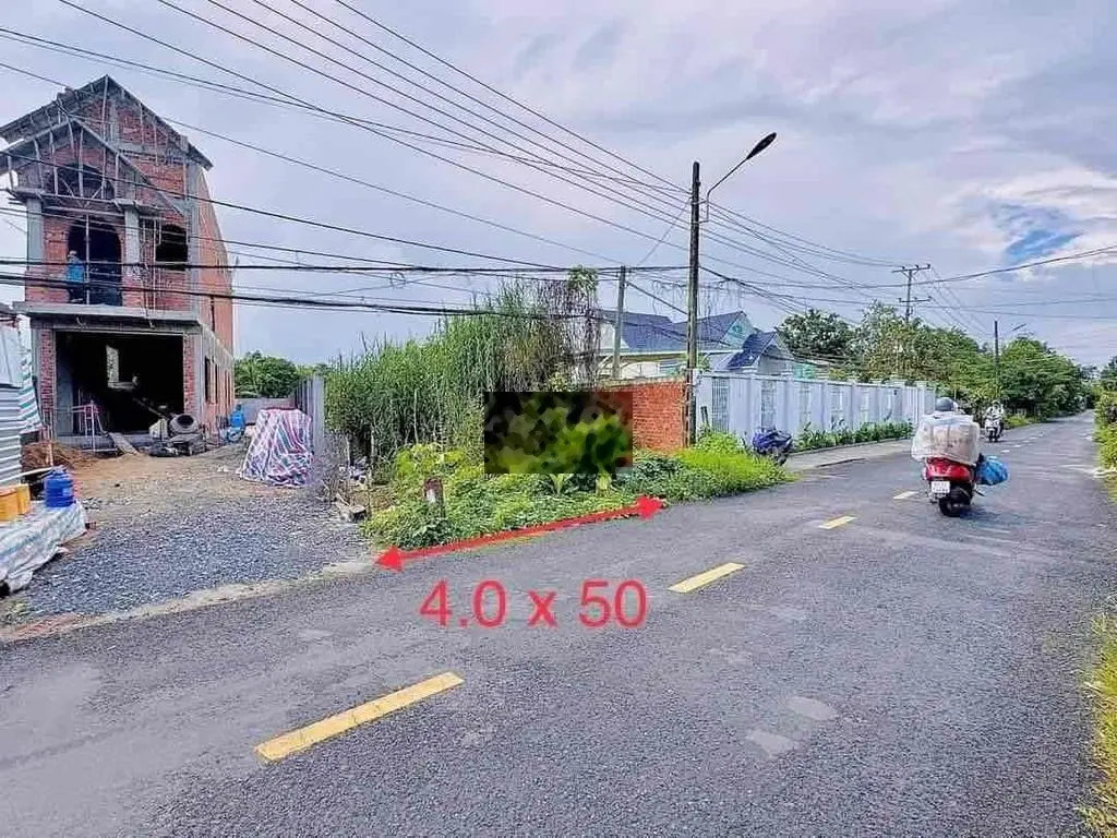 4x50=200m2 Sổ Hồng Thổ Cư + CLN Nền MT B.H.Nghĩa ,Bình Thuỷ Giá 2tỷ550