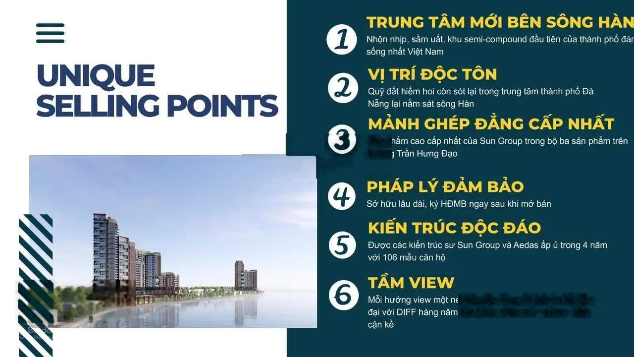 Nhận đặt chỗ vị trí đẹp phân khu thấp tầng Sonata, Sun Symphony Đà Nẵng