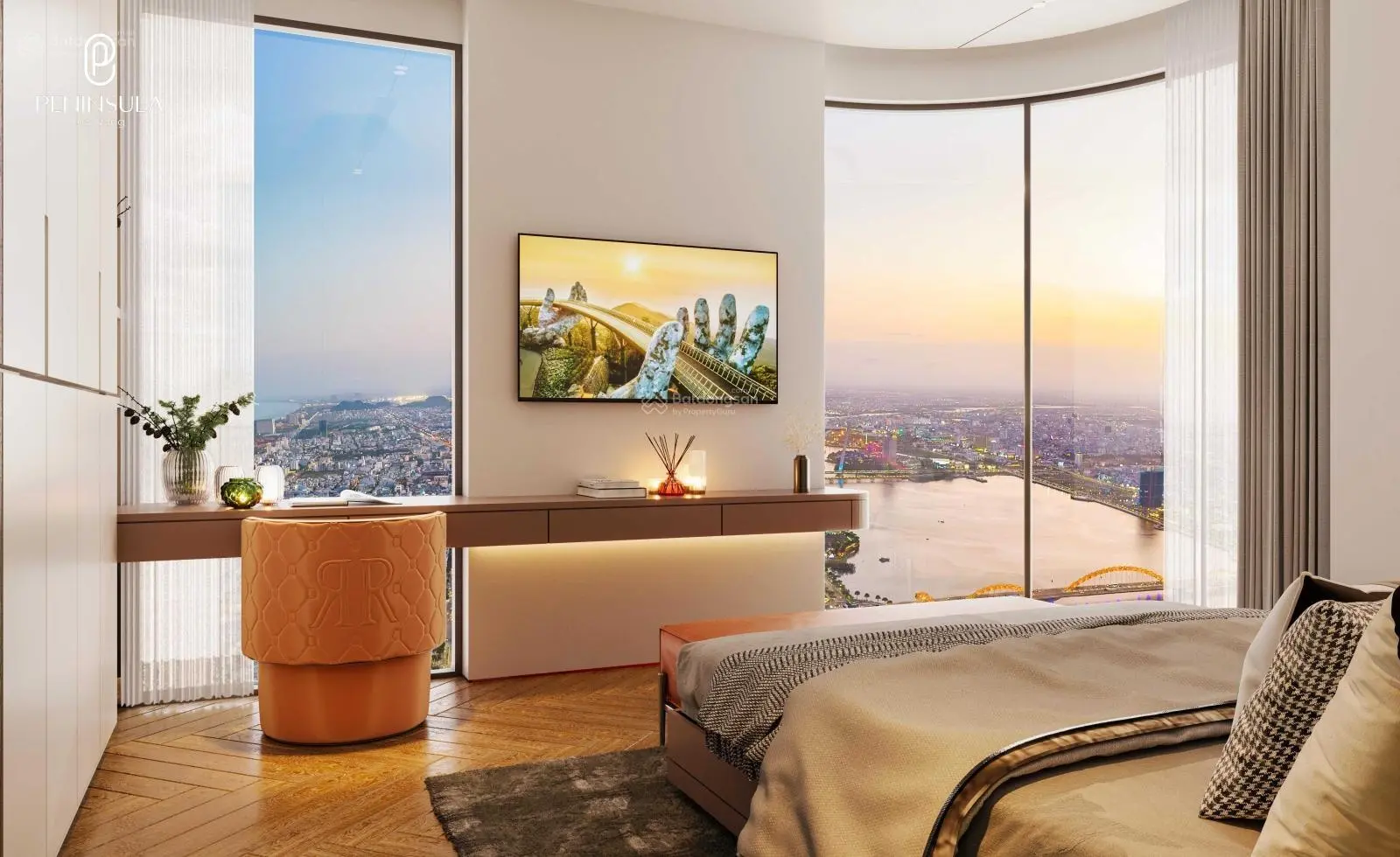 Sốc, căn hộ view trực diện sông Hàn, view pháo hoa, full nội thất cao cấp duy nhất tại Penisuala