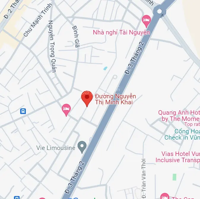 Đất mặt tiền đường Nguyễn Thị Minh Khai, Vũng Tàu khu kinh doanh sầm uất giá chỉ 110tr/m2