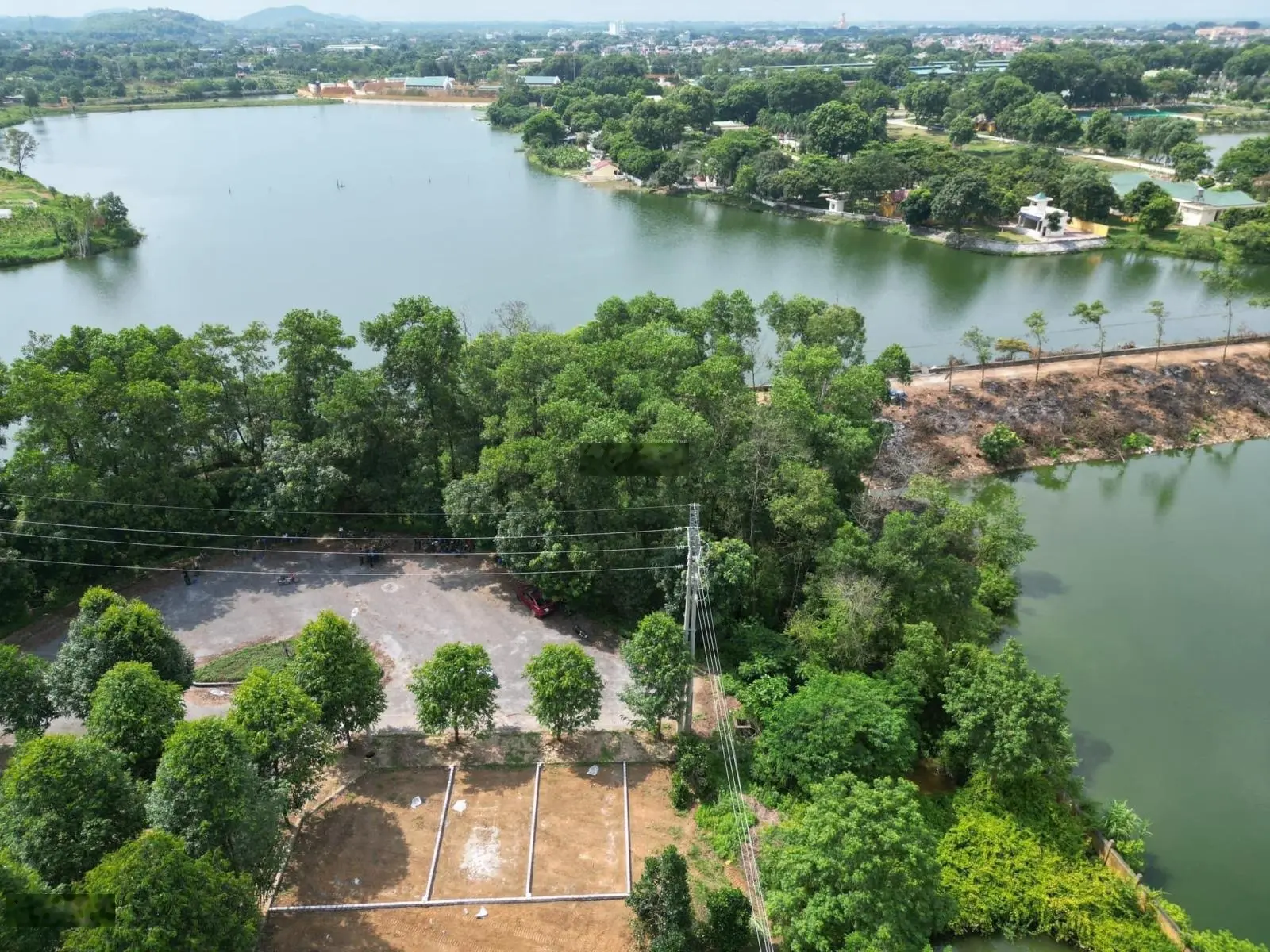 Chính chủ cần bán lô góc 80m2 view hồ tại TĐC Đại Học Quốc Gia Hoà Lạc, Thạch Thất. LH 0969 993 ***