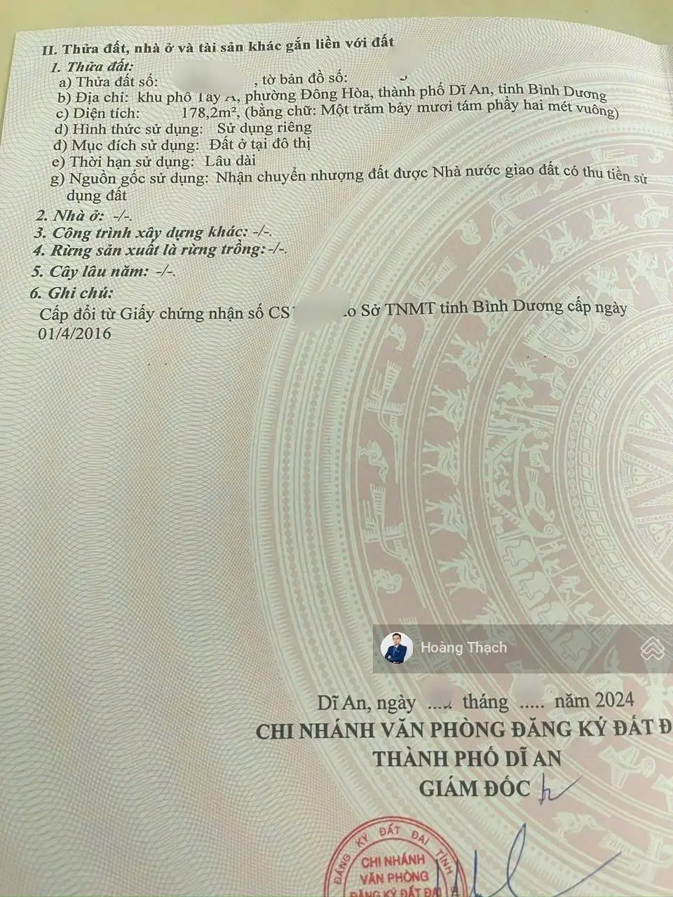 Mặt tiền ngang 10m Võ Thị Sáu ngay GO Dĩ An đường nhựa 20m