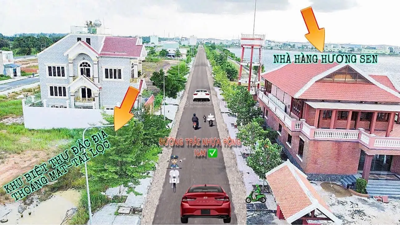 Cơ hội vàng nắm bắt liền tay mảnh đất lí tưởng với view hồ tuyệt đẹp và không gian sống lành mạnh