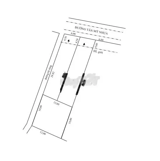 Đất Mặt tiền nhựa Container 2 mặt tiền