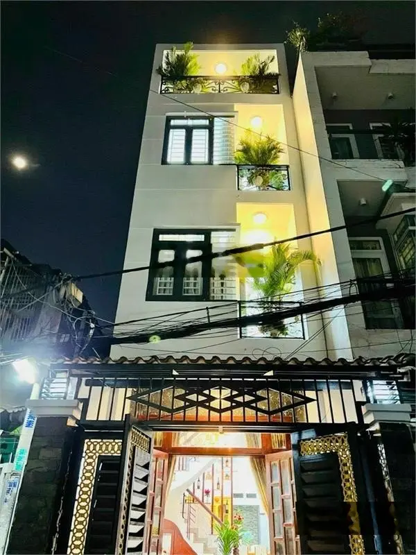 Nhà đẹp 52m2, 4 tầng, hẻm 6m Phan Huy Ích, Phường 12, Gò Vấp, ngay Emart 2