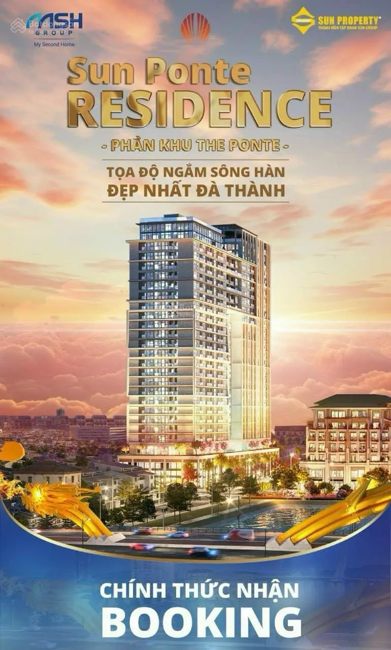 Mở bán toà căn hộ Sun Ponte, tháp đôi đẹp nhất Đà Nẵng với ưu đãi chiết khấu cao