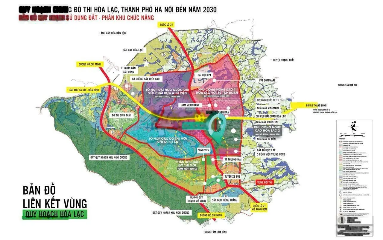 Bán lô đất cạnh khu đô thị công nghệ cao Hoà Lạc. trường đại học quốc gia