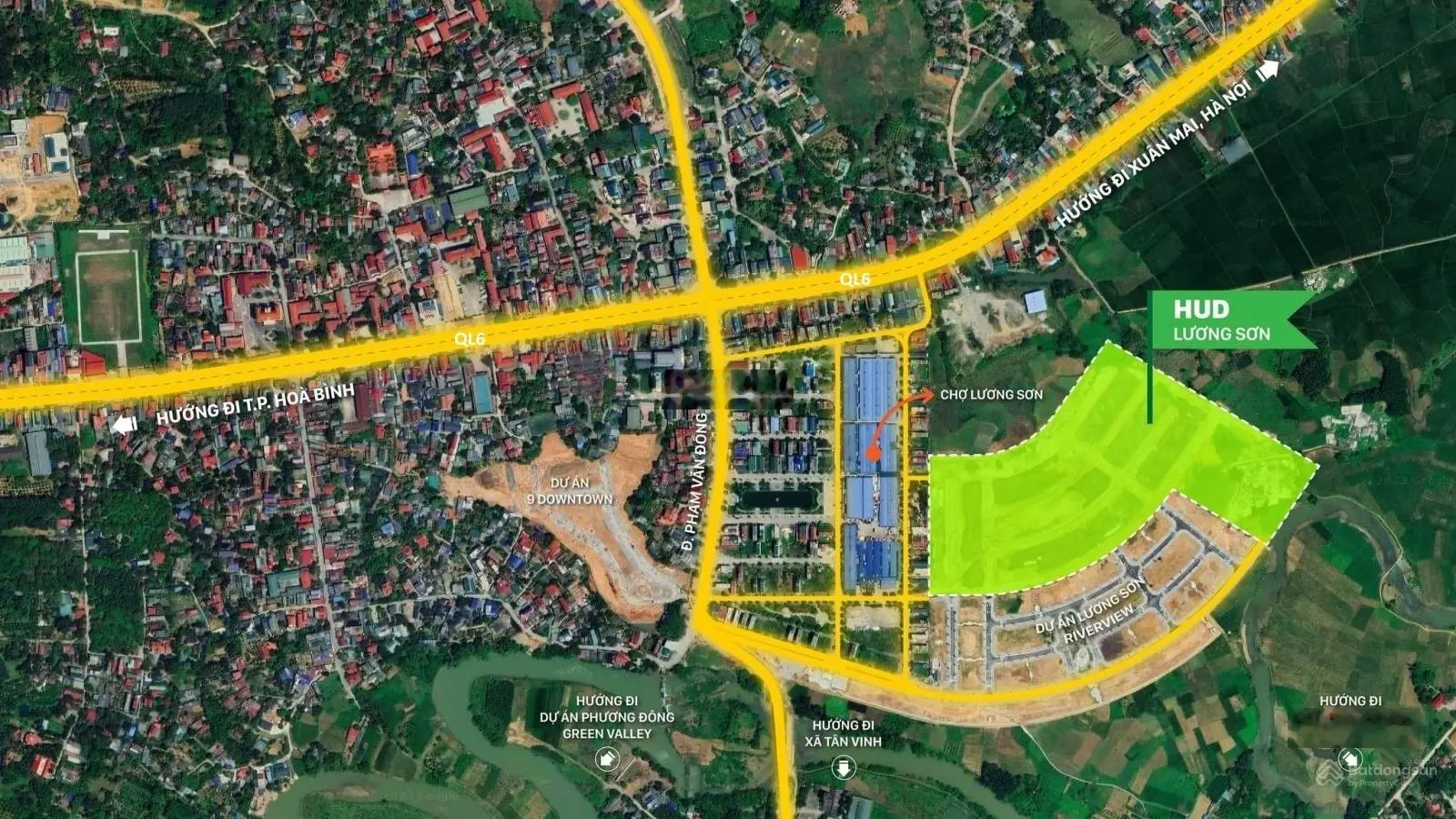 Bán suất ngoại giao Hud Lương Sơn 85m2 giá chỉ 22.5tr/m2 hướng đông nam