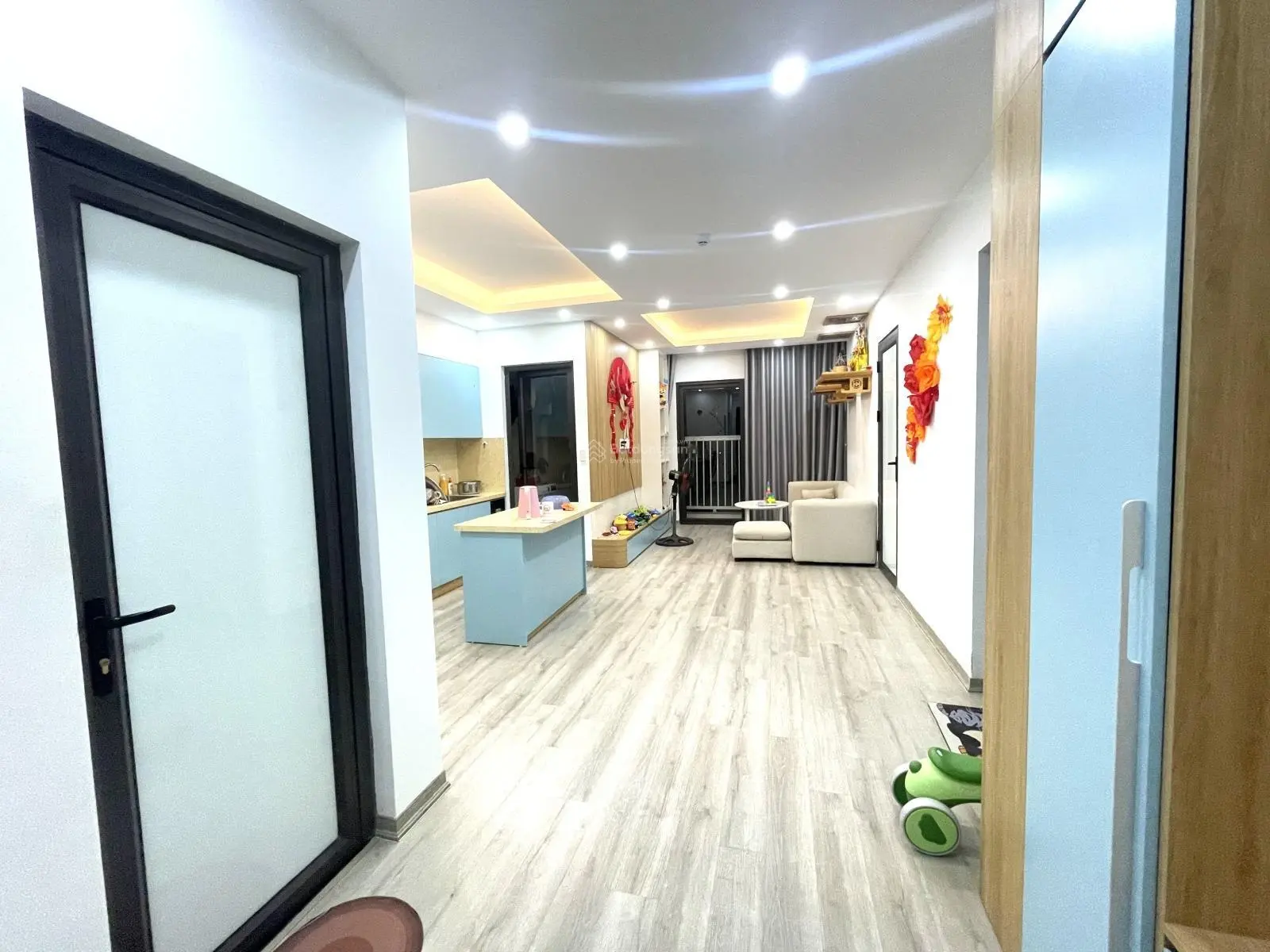 Căn góc 2pn - 2vs nội thất cơ bản