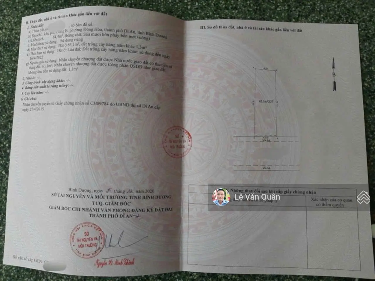 Bán nhà đông hòa dĩ an gần thủ đức