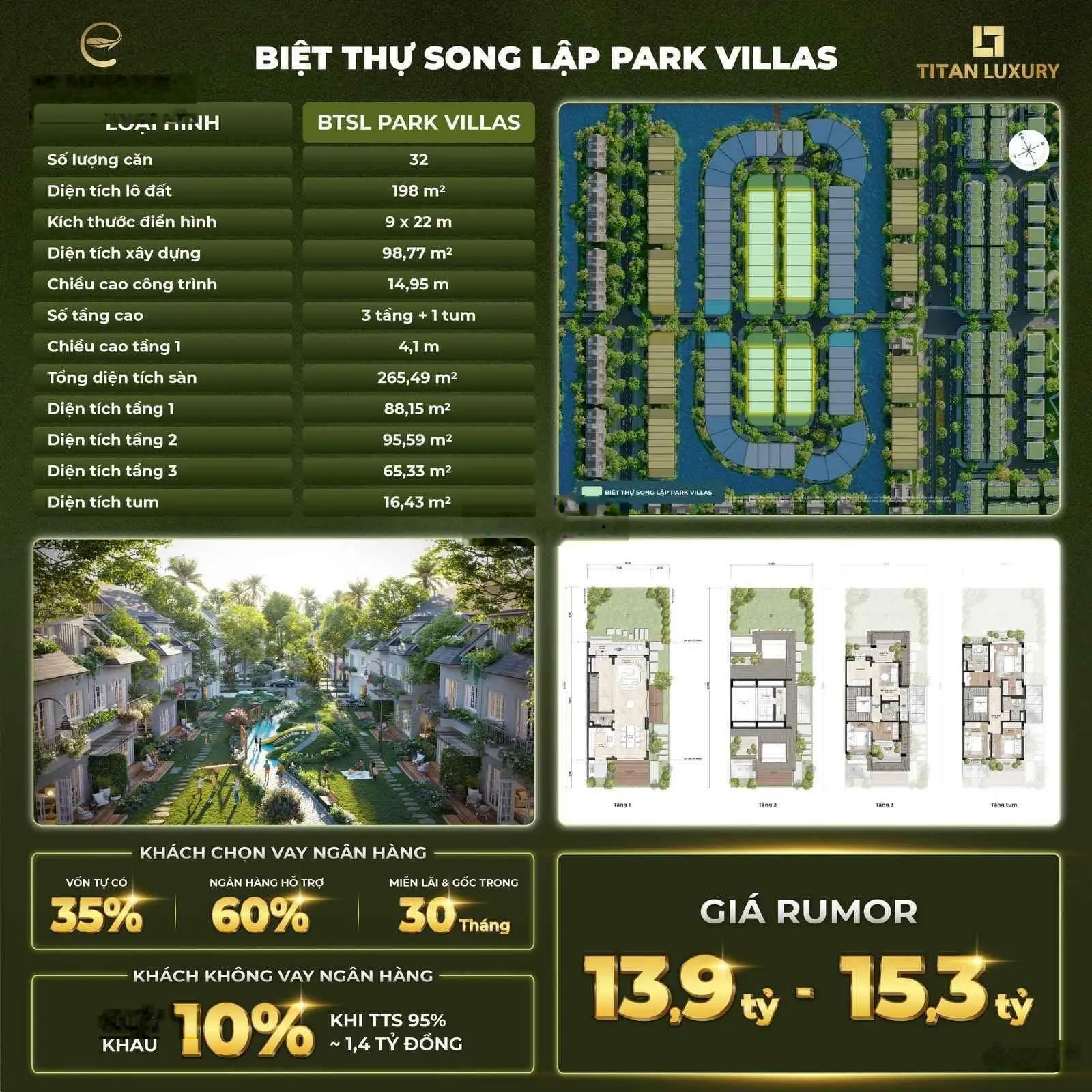 Lý do nên sở hữu biệt thự đảo tại Eco Central Park Vinh?