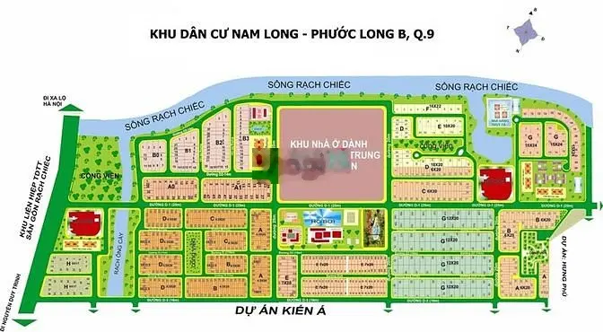 Bán lô đất KDC Nam Long rẻ nhất thị trường chỉ 6.95 tỷ
