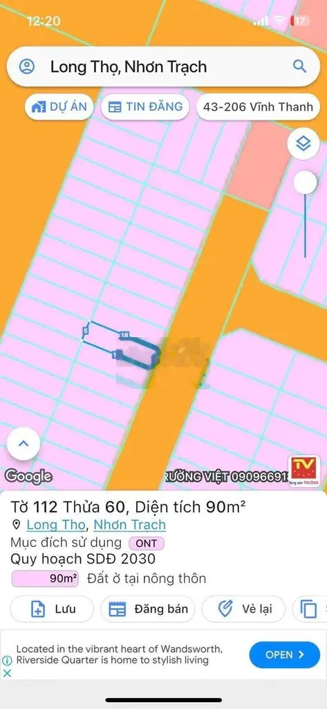 Cần bán đất dự án HUD