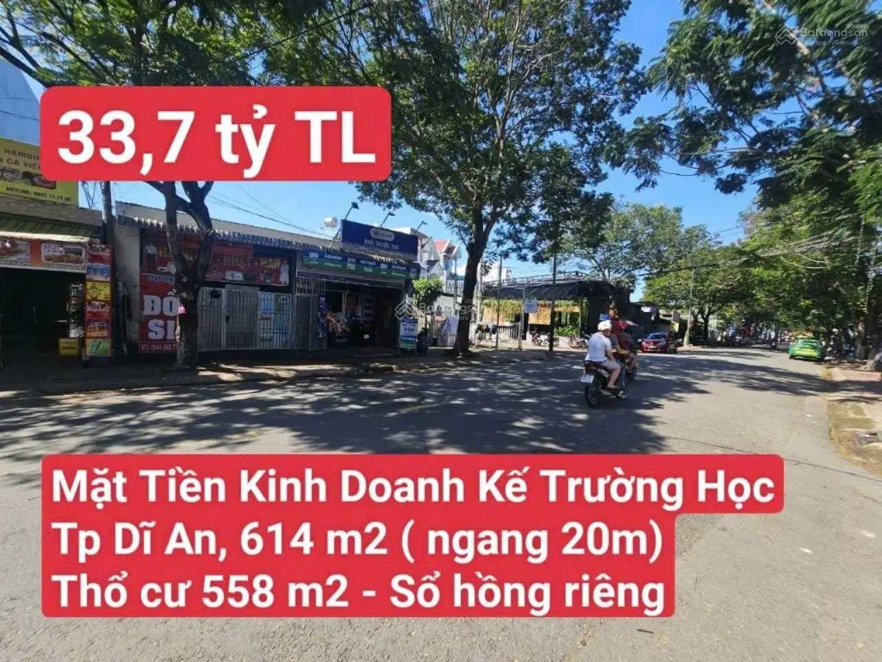 Mặt Tiền Kinh Doanh Biệt Thự Gần Chợ Trường Học Đường Nguyễn Du, Dĩ An, Tp. Dĩ An