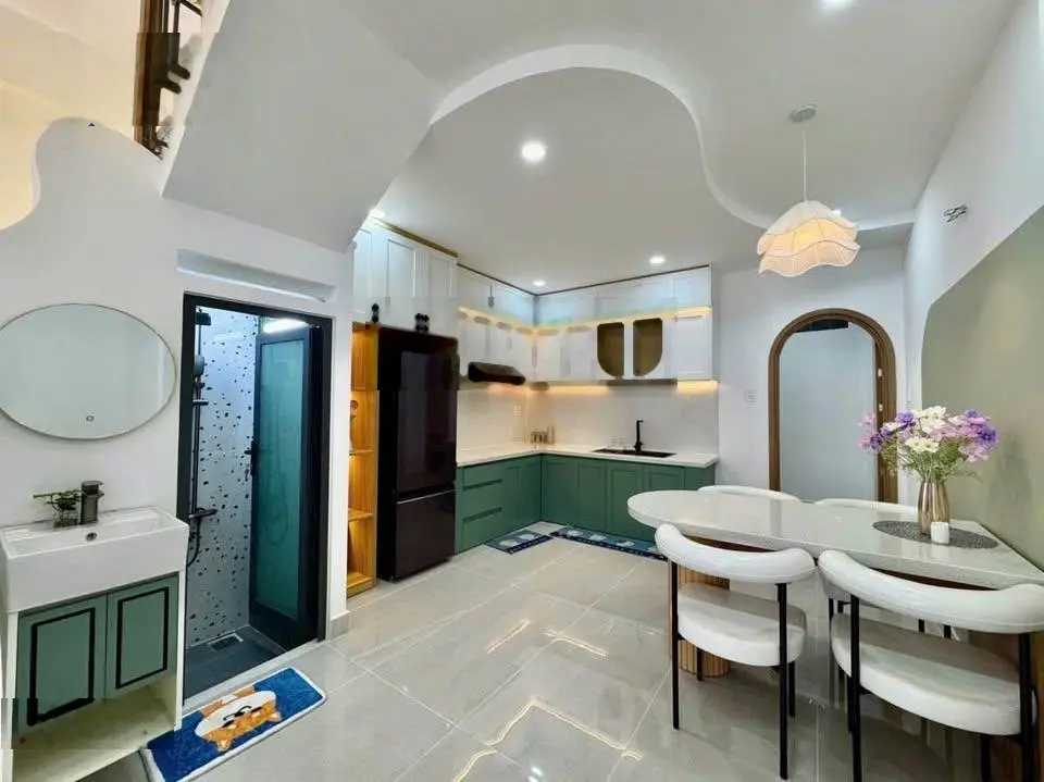 Nhà Đẹp, Xây Mới 1/ Bình Thành, Quận Bình Tân, SHR Hỗ Trợ Vay Bank 80%, (3Tấm + 4PN), DT: 4X15M