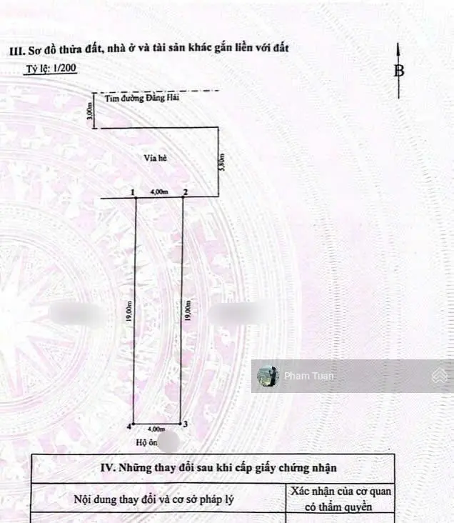 SPCC, đất mặt đường Đằng Hải gần chợ Lũng Đông (B62). LH 0917 696 ***