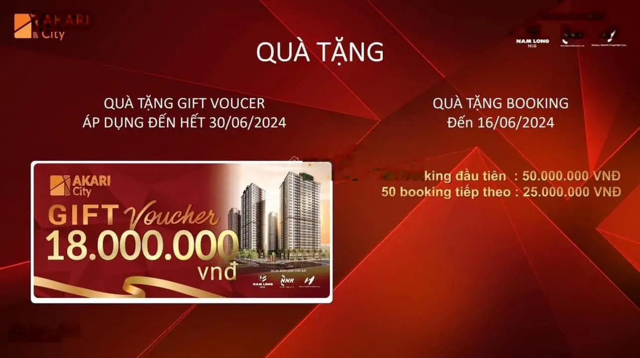 Hot Akari City tháng 6/2024 chiết khấu lên đến 8% săn nhà giảm ngay 100 triệu LH 0915 765 *** em Ngọc