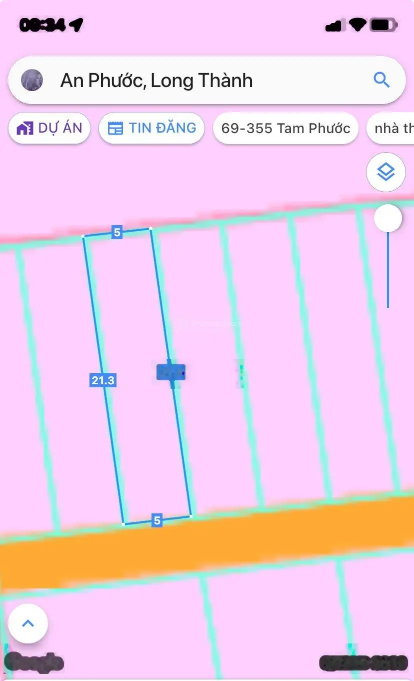 Bán nhà 5x23m(105.9m2), khu dân cư hẻm ô tô đường Ấp 7, An Phước, Long Thành, Đồng Nai