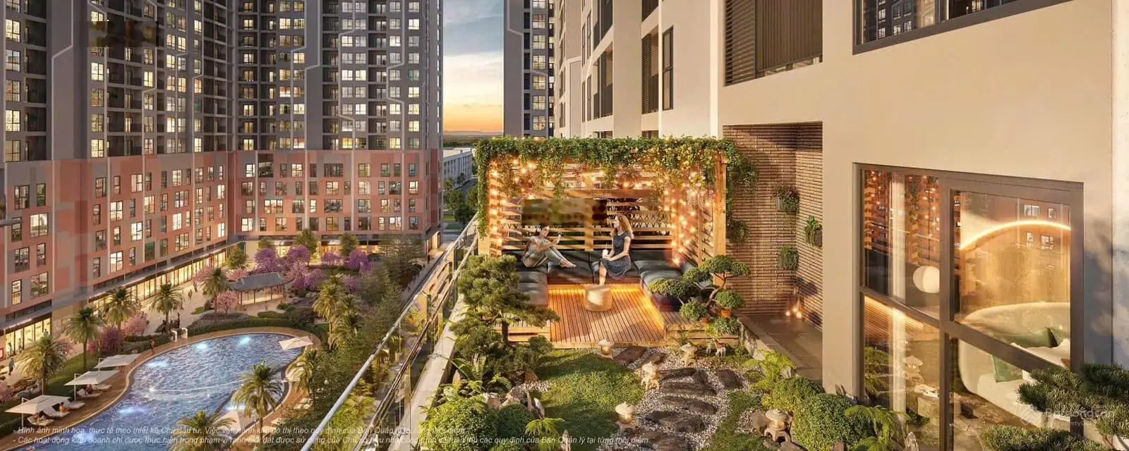 Bán căn góc 3 PN sân vườn, chung cư Vinhomes Thanh Hóa, The Royal Residences. LH 0772 223 ***