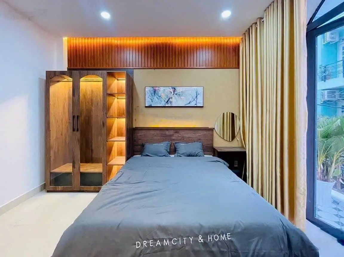 Bán nhà hẻm ô tô Thích Quảng Đức, P4, Phú Nhuận. Giá 3Tỷ1 có TL, DT 60m2 (4x15) Sổ hồng riêng