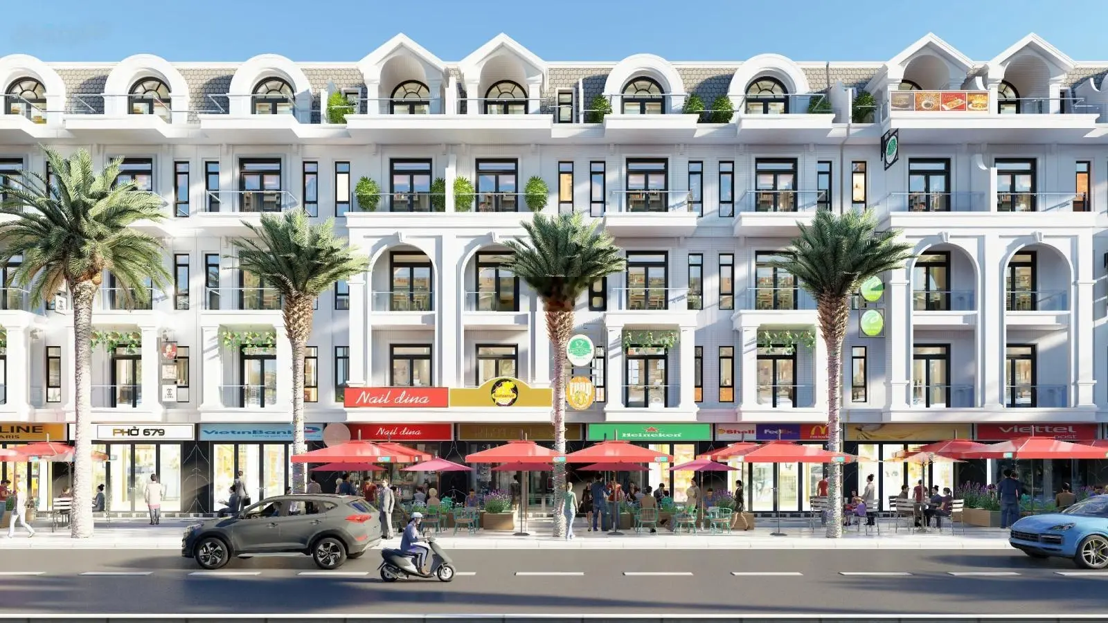 Bán suất NG LK Him Lam Boulevard, mặt đường 33m, vào tên trực tiếp CĐT, DT 92,5m2, gía 18,3 tỷ