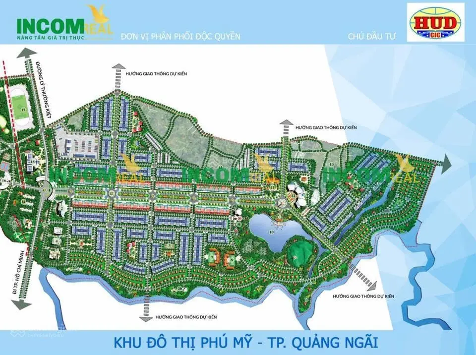 Bán nhanh lô đất đối diện công viên, đường 17,5m, sổ sẵn, hướng tây nam