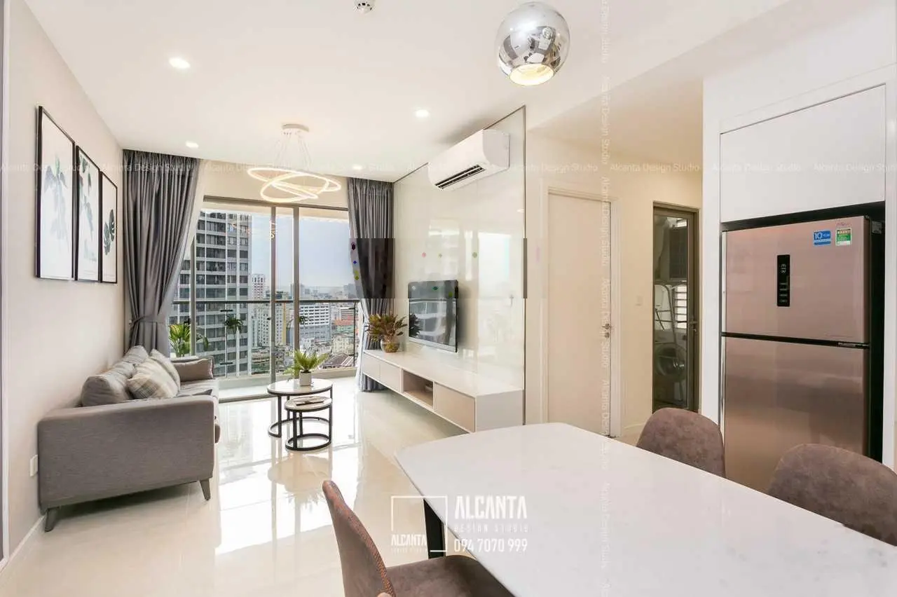 Bán căn hộ Gold View 2PN 2WC; Dt:80m2; full Nội thất đẹp, giá 4.4 tỷ, Ban công rộng LH 0972 443 ***