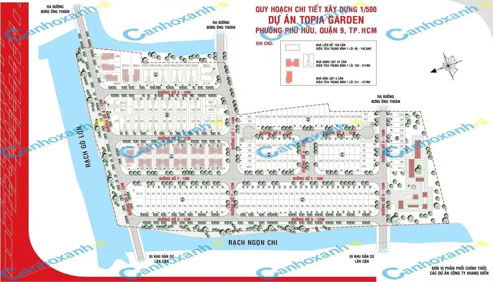 Cần bán 2 lô đất nền Topia Khang Điền, Phú Hữu, TP Thủ Đức, lô A2, lô A5, vị trí đẹp, LH 0914 920 ***