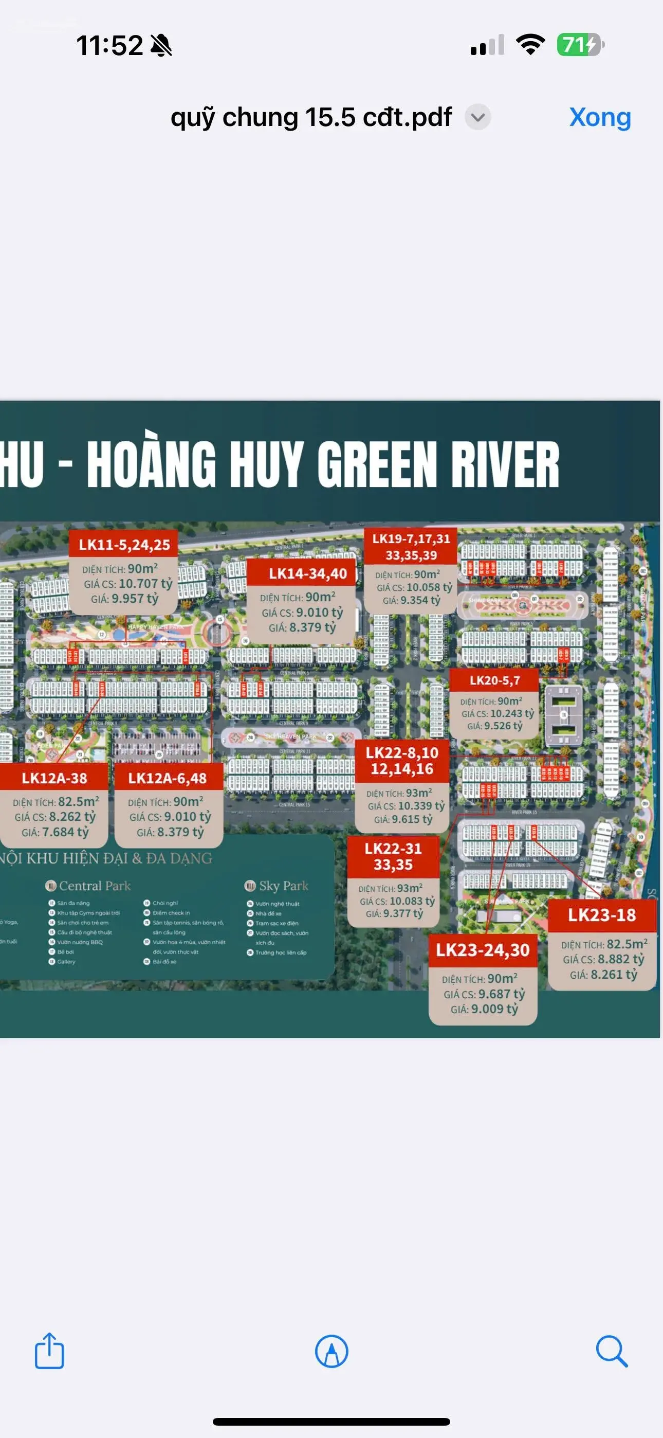 Bán Dự án bất động sản Hoàng HuyGreen River vị trí Trung tâm hành chính mới thành phố Hải phòng