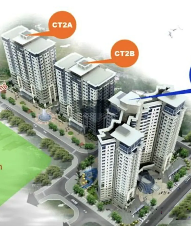 Chính chủ cần bán GẤP: Căn hộ Tầng 9, CT2B CC Quân đội Thạch Bàn, DT sàn 77 m2, 2 ngủ, 2 WC 2.33 tỷ