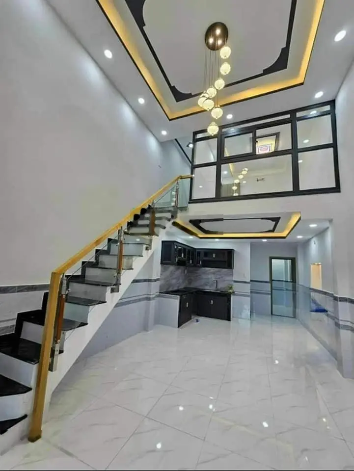 Nhà mới 100%, thiết kế đẹp, full thổ cư, ngay Cty Pongcheng, Tân Tạo, Bình Tân