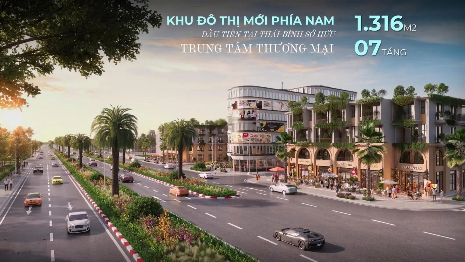 Chỉ từ 5 tỷ sở hữu ngay shophouse trung tâm tổ hợp y tế thành phố Thái Bình