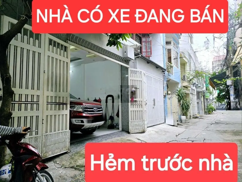 XE NGỦ TRONG NHÀ, BÌNH THẠNH 51M2, 4 TẦNG, SỔ VUÔNG A4,