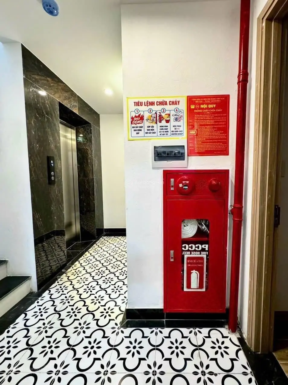 Bán tòa CCMN, Mỹ Đình, GPXD, PCCC. Ngõ ô tô_55m2*7T thang máy, 15 phòng cho thuê 75tr/tháng. Giá rẻ