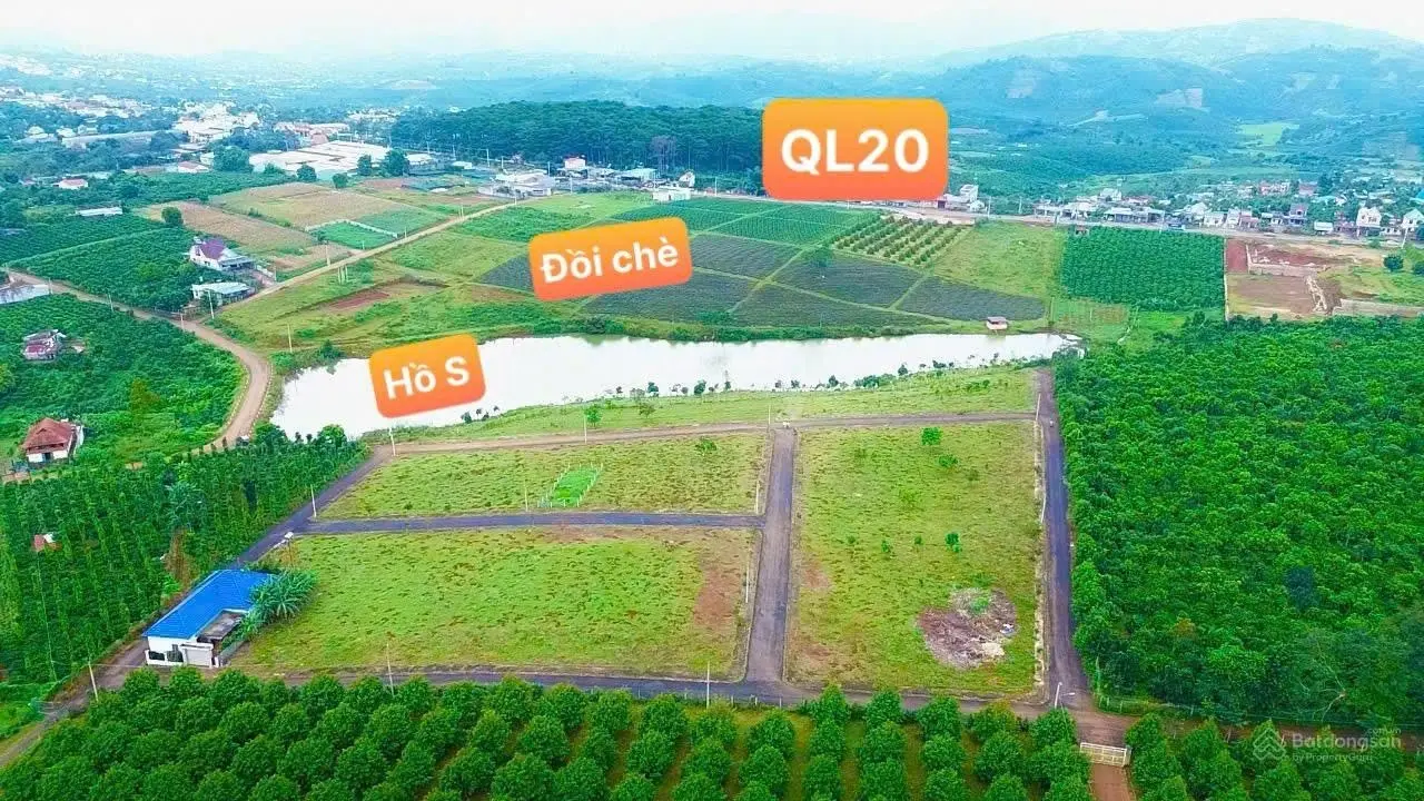 Đất nền Di Linh view hồ đồi chè