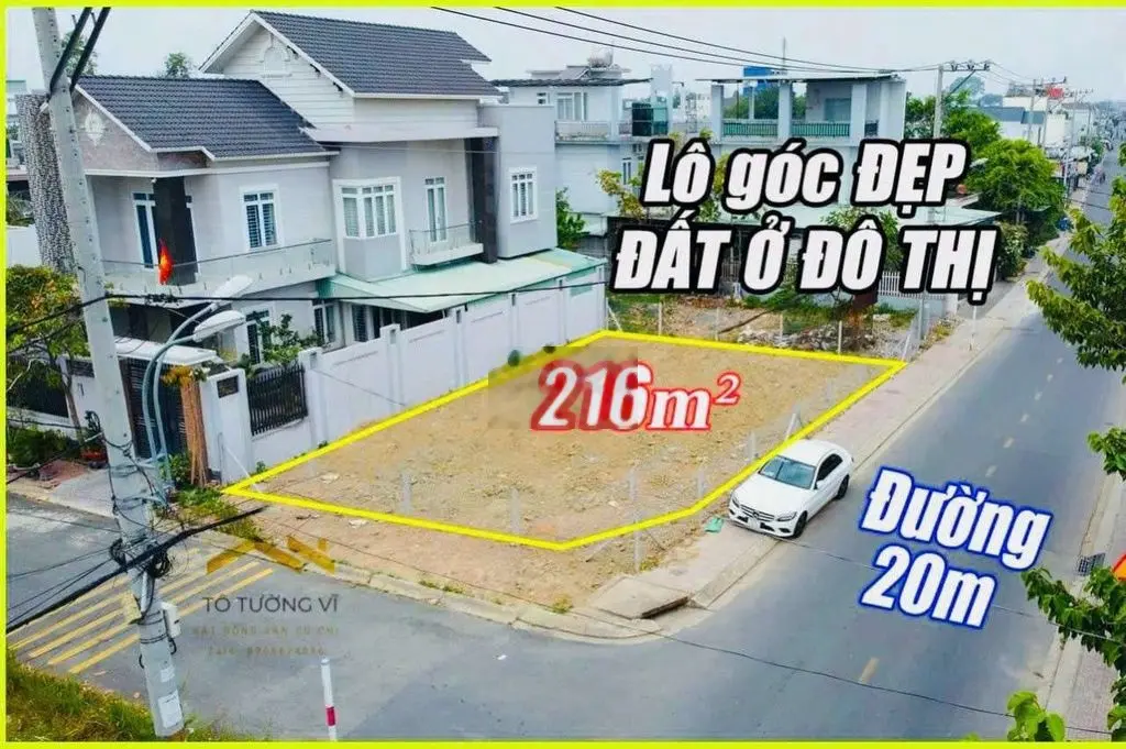 Bán đất 3 mặt tiền giá 10,3 tỷ, diện tích 216 m2, tại Nhữ Tiến Hiến, Củ Chi