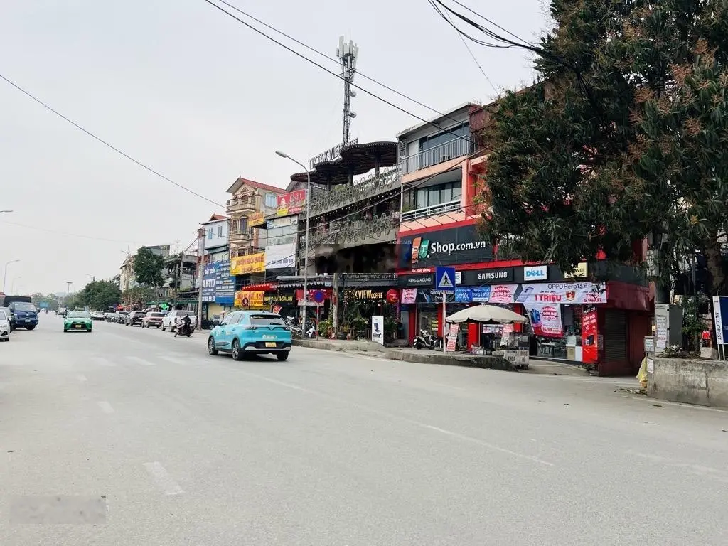 Mua đất tặng nhà 5 tầng mặt phố kinh doanh sầm uất ở Kim Chung - Đông Anh. DT 89m2. MT hậu 6.4m