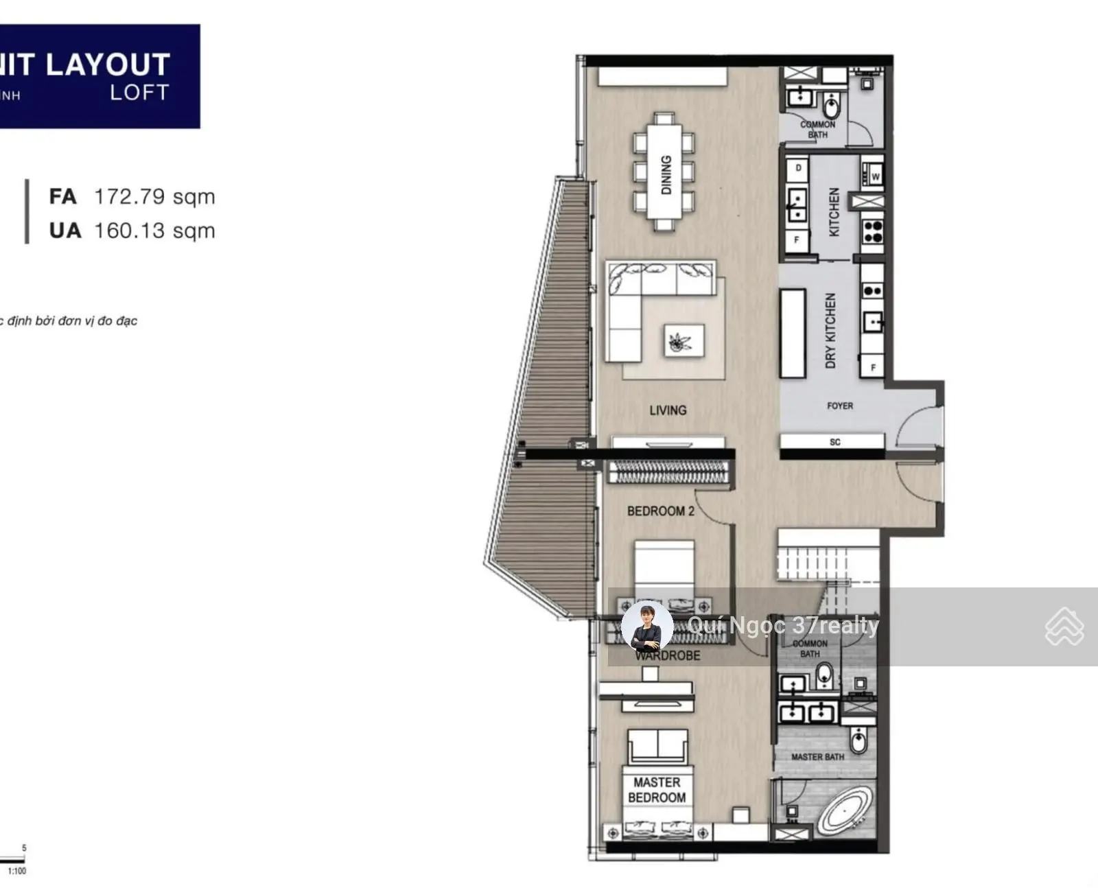 Bán cặp Loft hoa hậu Opera 5PN view sông Q1