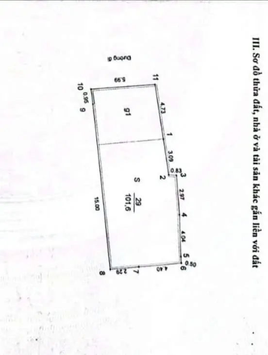 Bán nhà mặt phố Trương Định, gần Tân Mai, 102m2, mặt tiền 6m vuông vắn, 17.9 tỷ