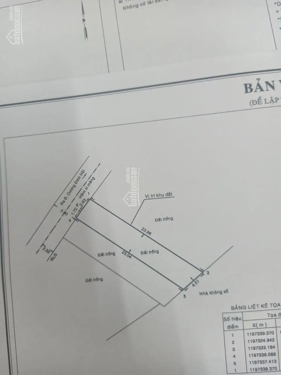 Lô đất đường 189 hẻm xe hơi 5m Phước Long B, Quận 9. Diện tích: 200m2 (9x22m) - Giá 12,4 tỷ TL