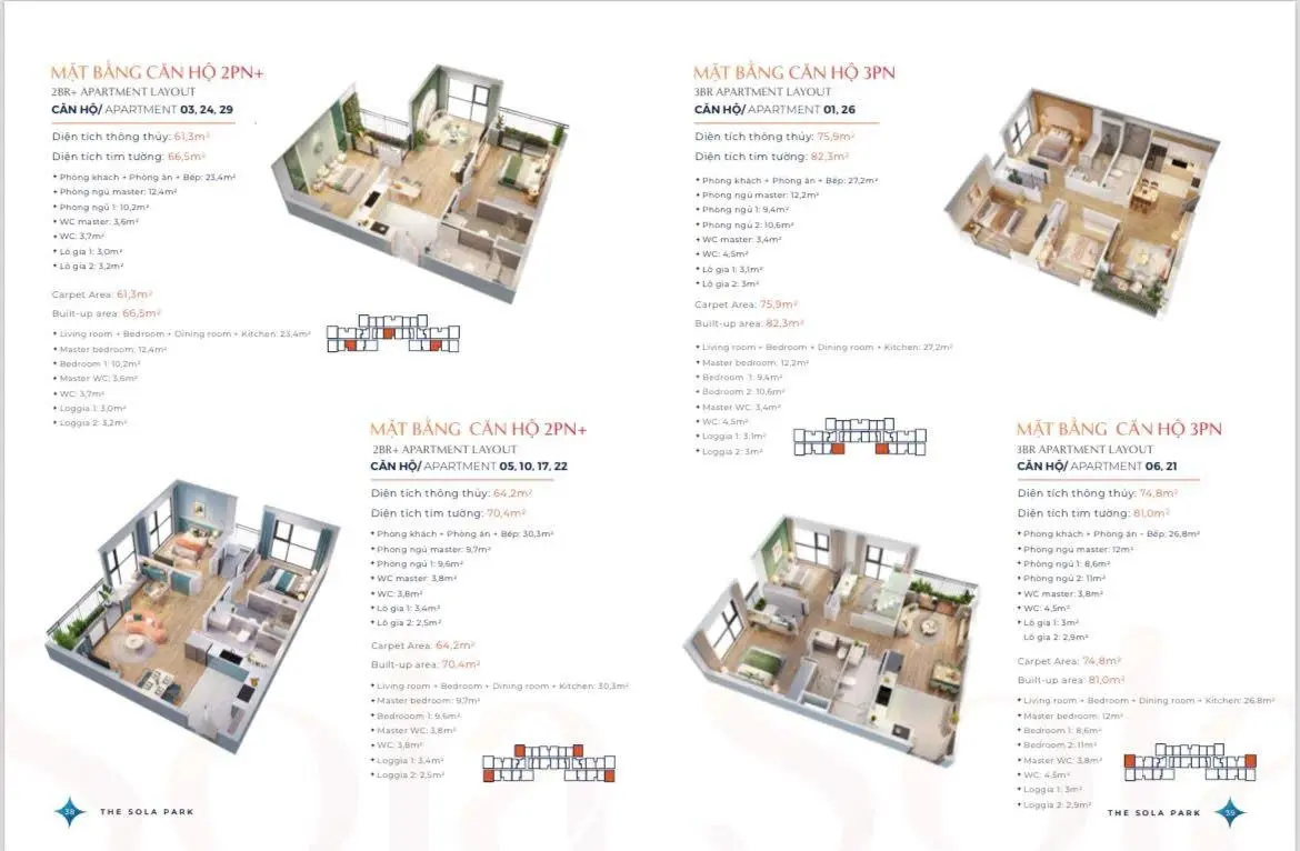 Giá chỉ từ 62,8tr/m2 cho G5 & G6 The Sola Park, toà mới nào có giá rẻ hơn?