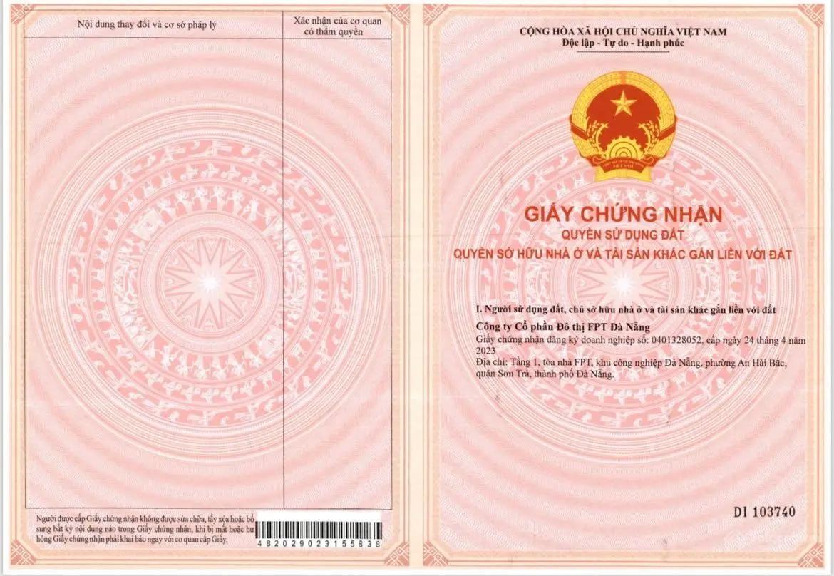 Cần Bán Lô góc đẹp sát sông và đường chính NKKN KHu R3 FPT City Đà Nẵng