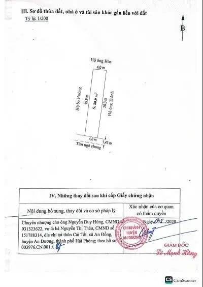 80m Vĩnh Khê, An Đồng, An Dương ô tô vào tận đất Giá 1,85 tỷ, gia chủ bảo thỏa thuận thoải mái