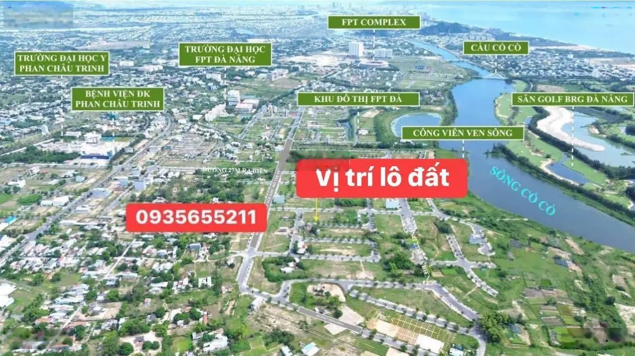 Bán lô đất khu đô thị điện ngọc sát vách đà nẵng giá chỉ bằng lô đất kiệt