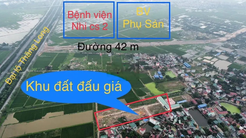 Bán 60m2 đất đấu giá khu C đồng bụt ,gần viện nhi phụ sản trung ương2