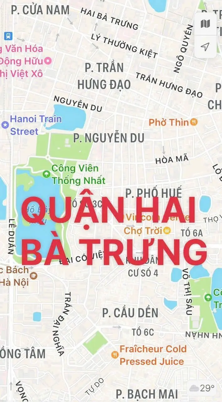 Cần bán nhà mặt phố Tuệ Tĩnh, Hai Bà Trưng. DT sổ 140m2 x 6T, MT 5,5m. Vị trí nhà giữa phố, sầm uất