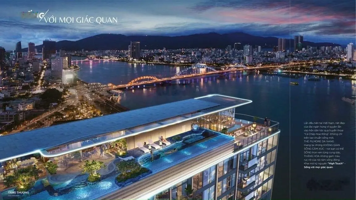 Bán căn hộ hạng sang ngay cầu Rồng, công viên AFEC, phố đi bộ Bạch Đằng, bến du thuyền Đà Nẵng