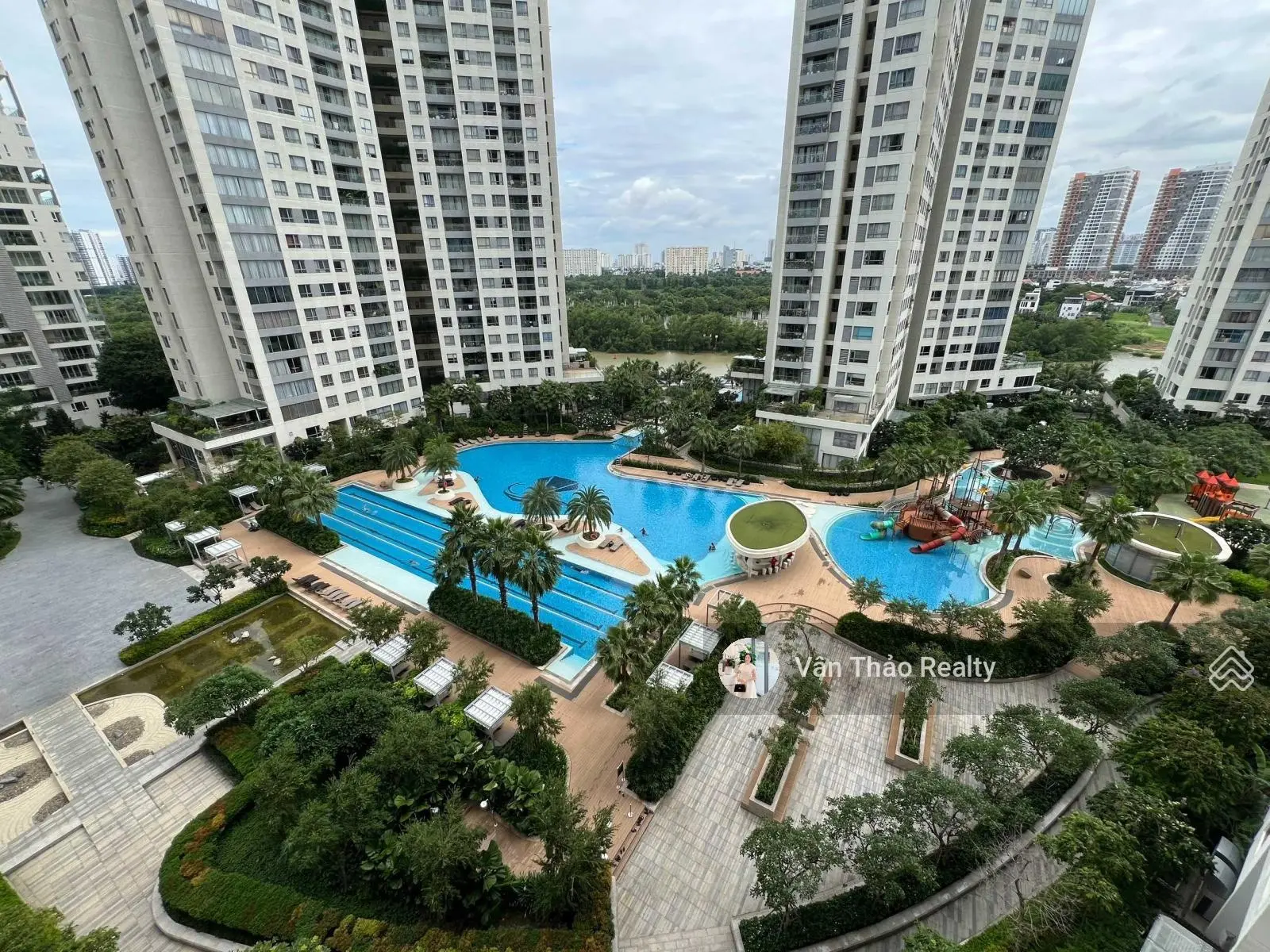(Giá tốt nhất - tin thật 100%) chỉ 7,3 tỷ bao hết - tầng trung thấp - view hồ bơi Đảo Kim Cương Q2
